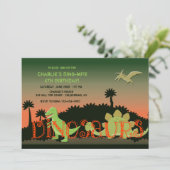 恐竜招待状 招待状 (スタンド正面)