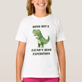 恐竜探検隊の姉妹 恐竜 誕生日パーティー  Tシャツ