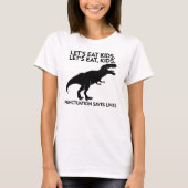 恐竜文法レッスンで笑おう Tシャツ (正面)