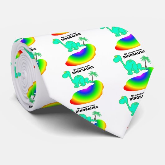 恐竜来油 ネクタイ (ロール)