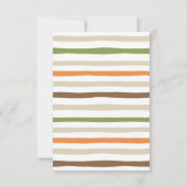 恐竜水彩誕生日 |ベビーシャワー感謝してい サンキューカード (裏面)