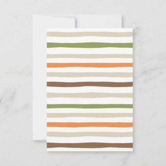 恐竜水彩誕生日 |ベビーシャワー感謝してい  サンキューカード (裏面)