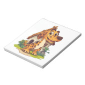 恐竜犬 + 先史時代の面白い犬 ノートパッド (回転)