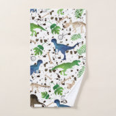 恐竜狩り!Safari Boys Kidsの恐竜 バスタオルセット (ハンドタオル)