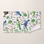 恐竜狩り!Safari Boys Kidsの恐竜 バスタオルセット (ハンドタオル)