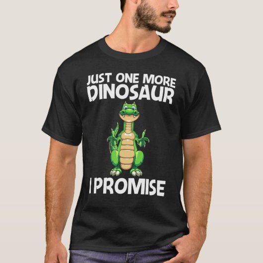 恐竜男性への女性ディノ絶滅恐竜 Tシャツ (正面)