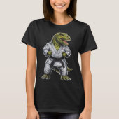 恐竜空手柔術忍者レックス武道 Tシャツ (正面)