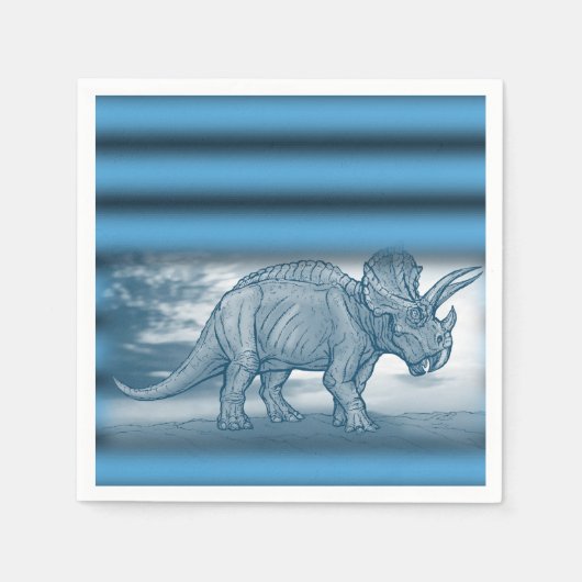 恐竜紙ナプキンス スタンダードカクテルナプキン (正面)
