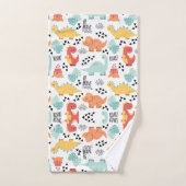 恐竜素晴らし類 バスタオルセット (ハンドタオル)