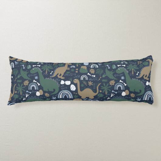 恐竜素朴の森の先史時代の子供 ボディピロー (正面)