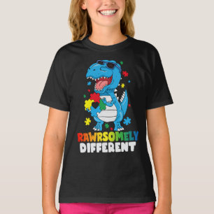 恐竜自閉症違う意識 Tシャツ