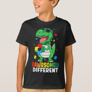 恐竜自閉症違う意識 Tシャツ