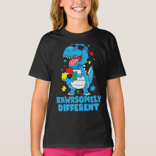 恐竜自閉症違う意識 Tシャツ