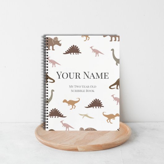 恐竜落書パーソナライズされたきブック子供へ ノートブック
