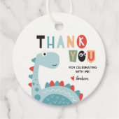 恐竜誕生日ありがとう フェイバータグ (正面)