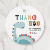 恐竜誕生日ありがとう フェイバータグ (正面)