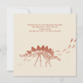 恐竜誕生日アドベンチャーパーティー 招待状 (裏面)
