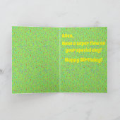 恐竜誕生日カード カード (内部)