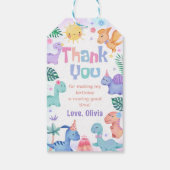 恐竜誕生日サンキューギフトラベル ギフトタグ (裏面)