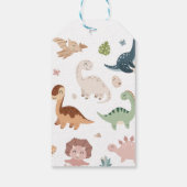 恐竜誕生日サンキューギフトラベル ギフトタグ (裏面)