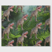 恐竜誕生日ジャングルジュラシックワールド ラッピングペーパー (フラット)