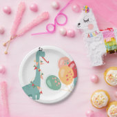 恐竜誕生日テーマ紙プレートDINO1 ペーパープレート (パーティー)