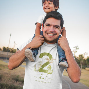 恐竜誕生日パパ Tシャツ