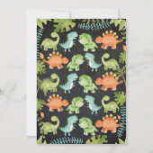 恐竜誕生日パレード 招待状 (裏面)