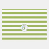 恐竜誕生日パーソナライズされた包装紙 ラッピングペーパーシート (正面2)