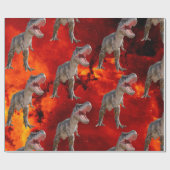 恐竜誕生日ファイアジュラシックワールド ラッピングペーパー (フラット)