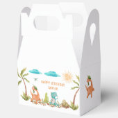 恐竜誕生日レックス誕生日 フェイバーボックス (見開き)