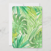 恐竜誕生日招待状ボーイズ恐竜パーティー 招待状 (裏面)