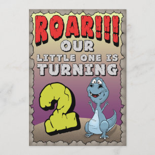 恐竜誕生日招待状2歳 招待状