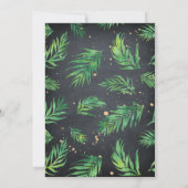 恐竜誕生日招待状 招待状 (裏面)