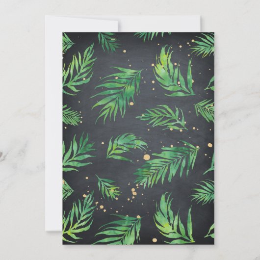 恐竜誕生日招待状 招待状 (裏面)