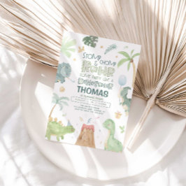 恐竜誕生日招待状 招待状