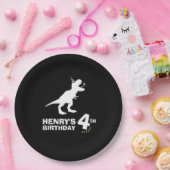 恐竜誕生日紙プレート ペーパープレート (パーティー)