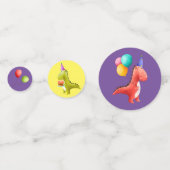 恐竜誕生日 コンフェッティ (裏面)