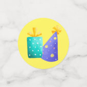 恐竜誕生日 コンフェッティ (スモール正面)