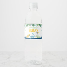 恐竜誕生日 ペットボトルラベル