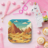 恐竜誕生日 ペーパープレート (パーティー)