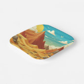 恐竜誕生日 ペーパープレート (傾斜あり)