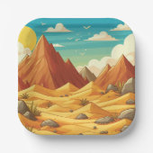 恐竜誕生日 ペーパープレート (正面)