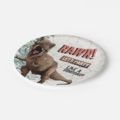 恐竜誕生日 ペーパープレート (アングル)