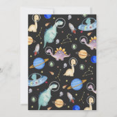 恐竜誕生日 招待状 (裏面)