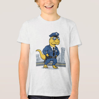 恐竜警察ユニフォームシティカートゥーン トライブレンドTシャツ