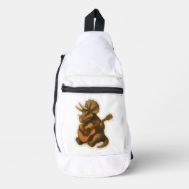 恐竜遊のギター スリングバッグ