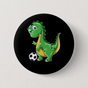 恐竜遊のサッカーDINOスポーツ 缶バッジ