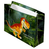 恐竜金ゴールドTレックス ラージペーパーバッグ (正面アングル)