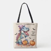 恐竜間抜けハロウィンキャンディ トートバッグ (裏面)